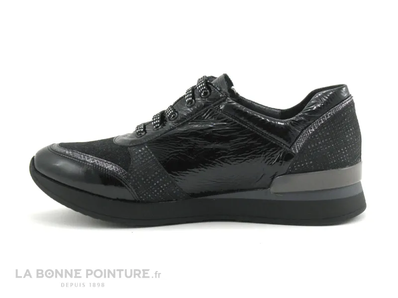 Achat chaussures Geo Reino Femme Chaussure basse / Derby, vente Geo Reino SPACO Stereo Noir - Derby Femme