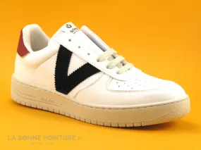 Achat chaussures Victoria Femme Basket, vente Victoria 129101 - Blanc - Marine - Rouge - Basket mode Femme