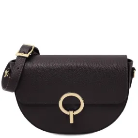 Astrea Sac Bandoulière en Cuir Noir TL142284