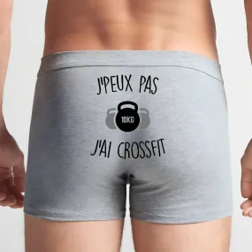 Boxer Homme J'peux pas j'ai crossfit