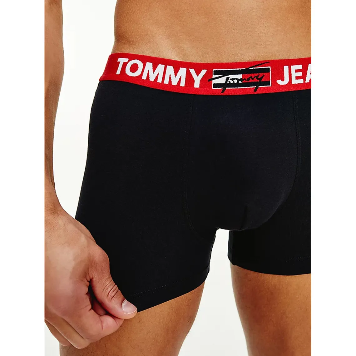 Boxer - Noir Tommy Hilfiger Underwear en coton bio | 3 Suisses