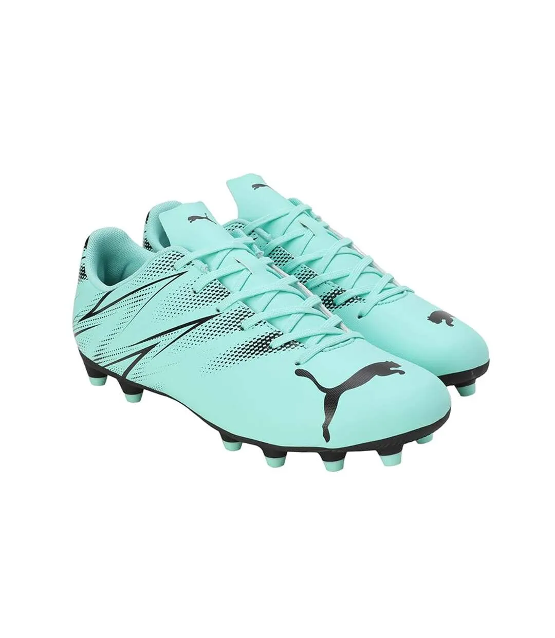 Chaussures de foot attacanto fg/ag homme vert pâle / noir Puma