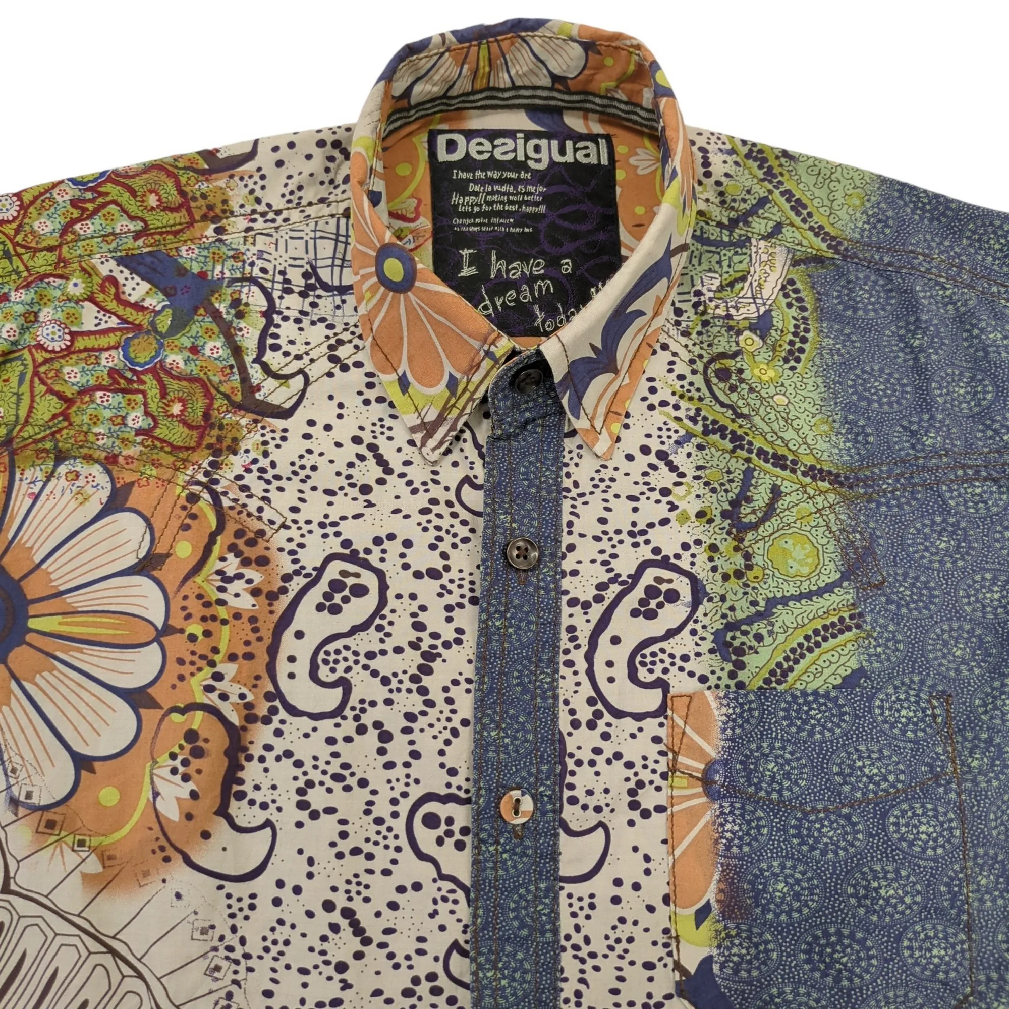  Chemise Desigual T S imprimé floral coloré