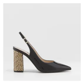 Escarpins Sorea vernis couleur noir | LODI Chaussures femme online