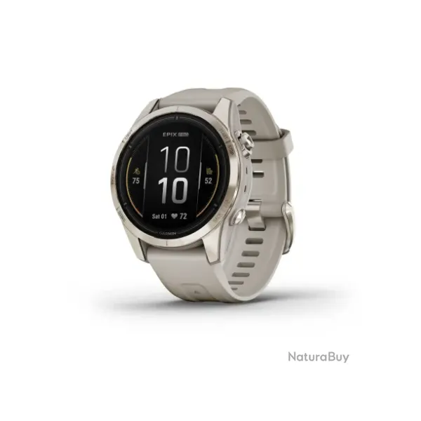 Montre GPS Garmin Epix47 Pro Sapphire - Beige