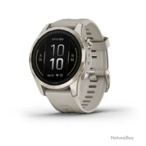 Montre GPS Garmin Epix47 Pro Sapphire - Beige