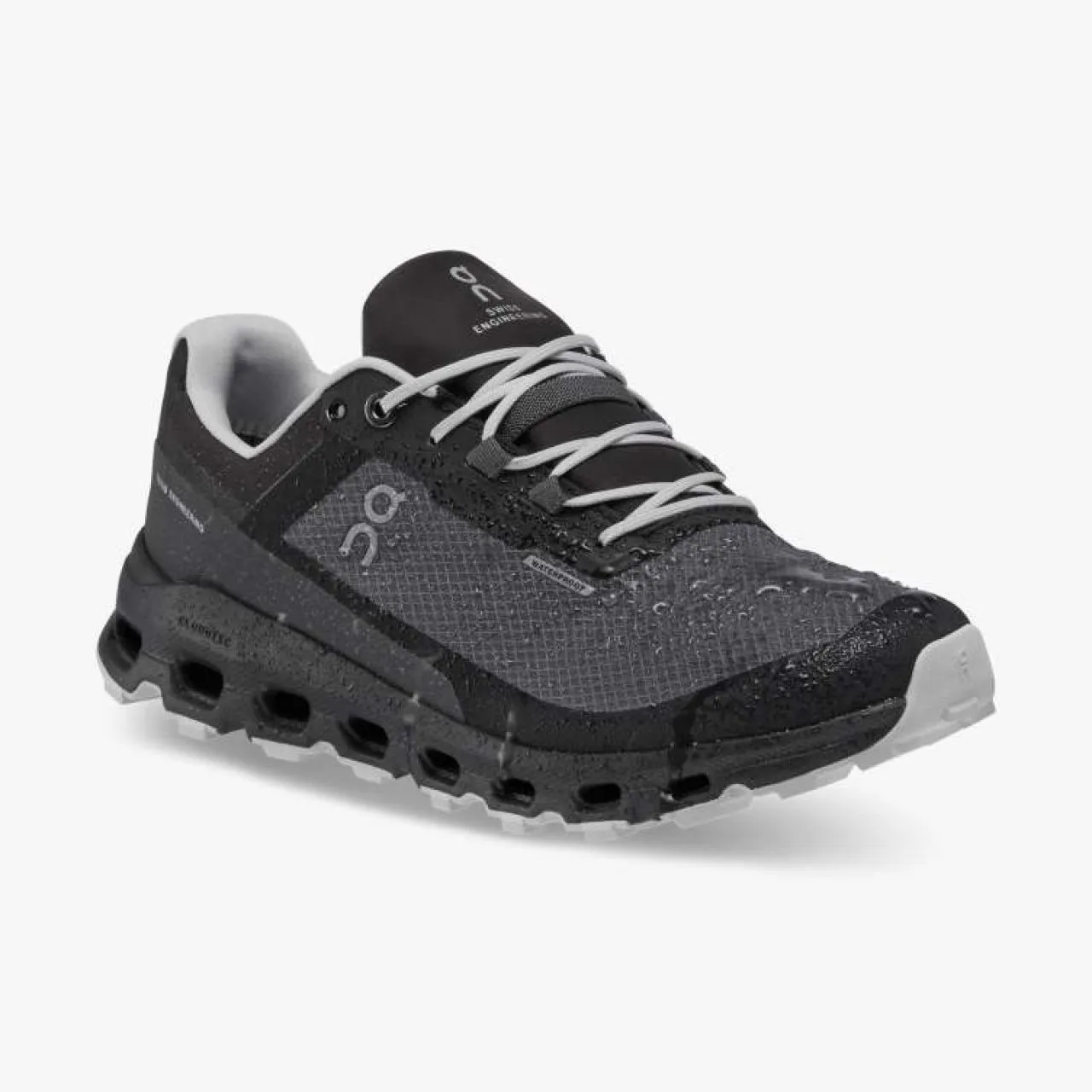 ON RUNNING CLOUDVISTA WATERPROOF  BLACK ET ECLIPSE Chaussures de trail femme