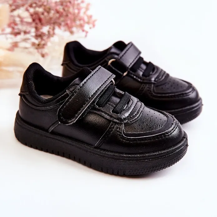 PA1 Chaussures de Sport Basses Enfant Noir Frillo le noir