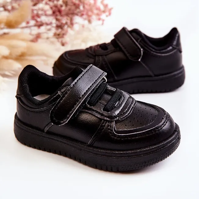 PA1 Chaussures de Sport Basses Enfant Noir Frillo le noir