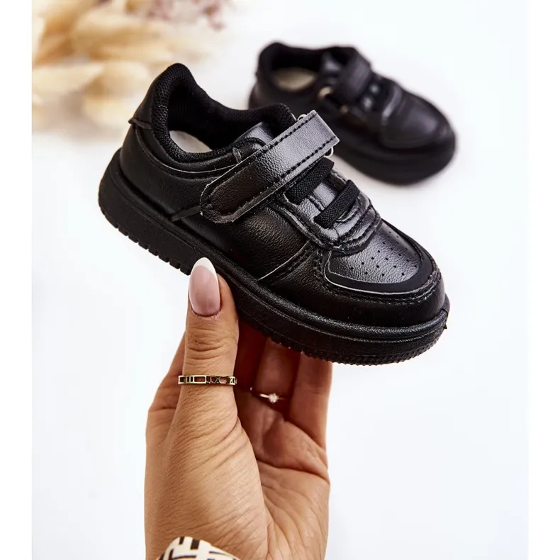 PA1 Chaussures de Sport Basses Enfant Noir Frillo le noir