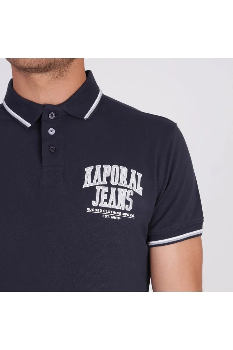 Polo Kaporal manches courtes homme Olix navy