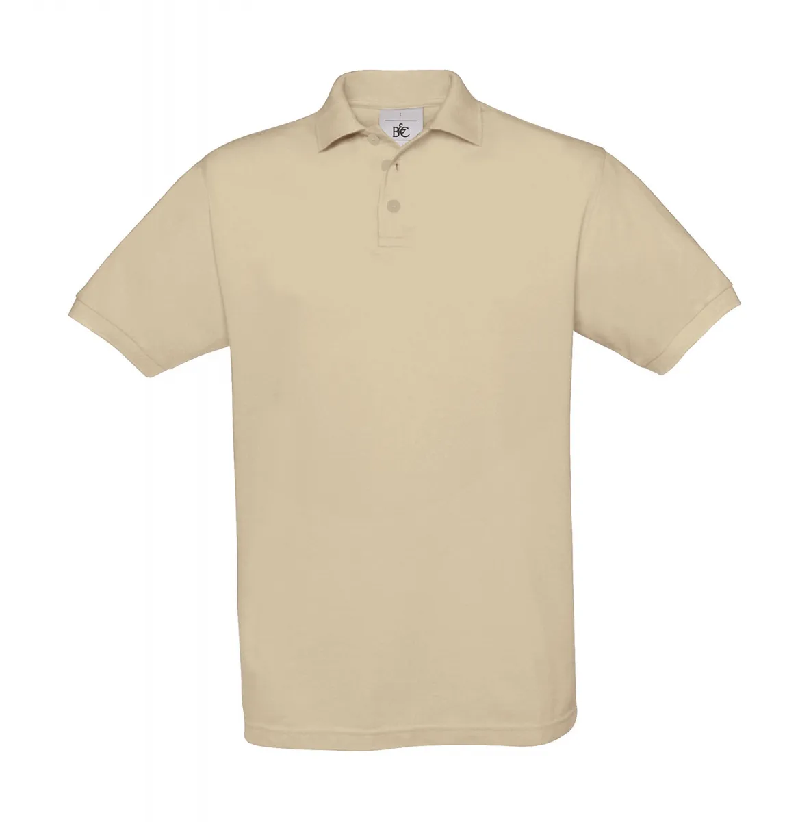 Polo manches courtes - homme - PU409 - beige sable 