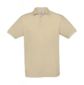 Polo manches courtes - homme - PU409 - beige sable 