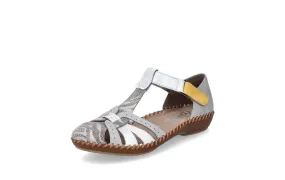 Rieker ballerines m1650 90 metallic