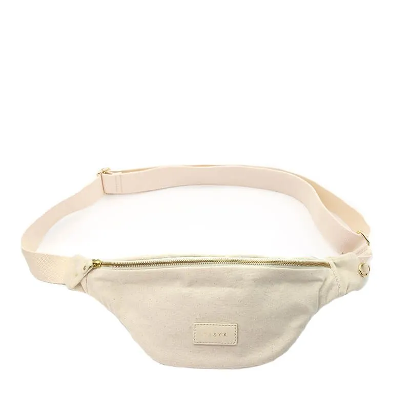 Sac banane Casyx 30 cm Coton Naturel - Blanc