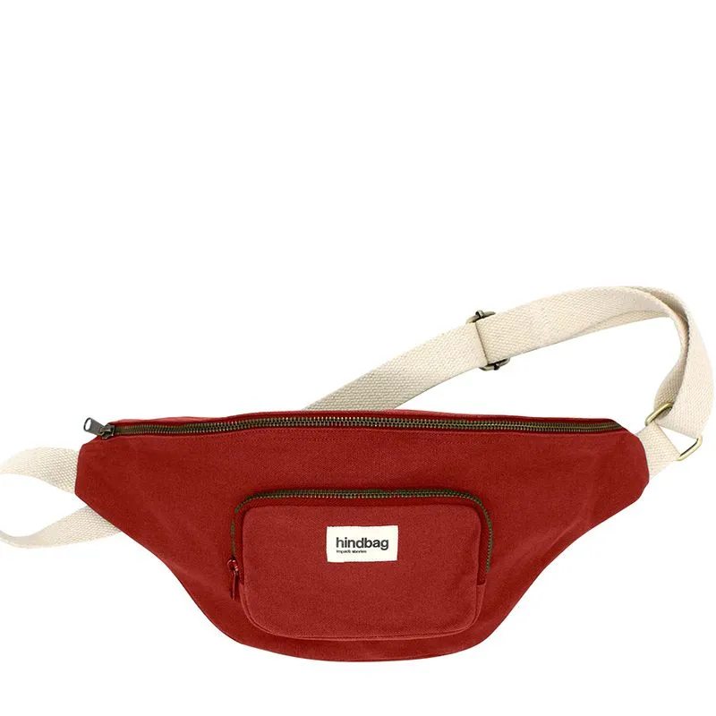 Sac banane XL Hindbag Sofia Terra Cota - Rouge