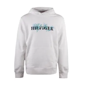 Sweat blanc logo imprimé à fleurs Homme TOMMY HILFIGER à prix 