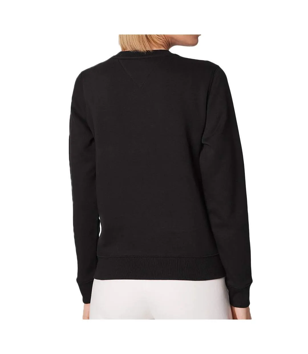 Sweat Noir Femme Tommy Hilfiger  Regular Fleece