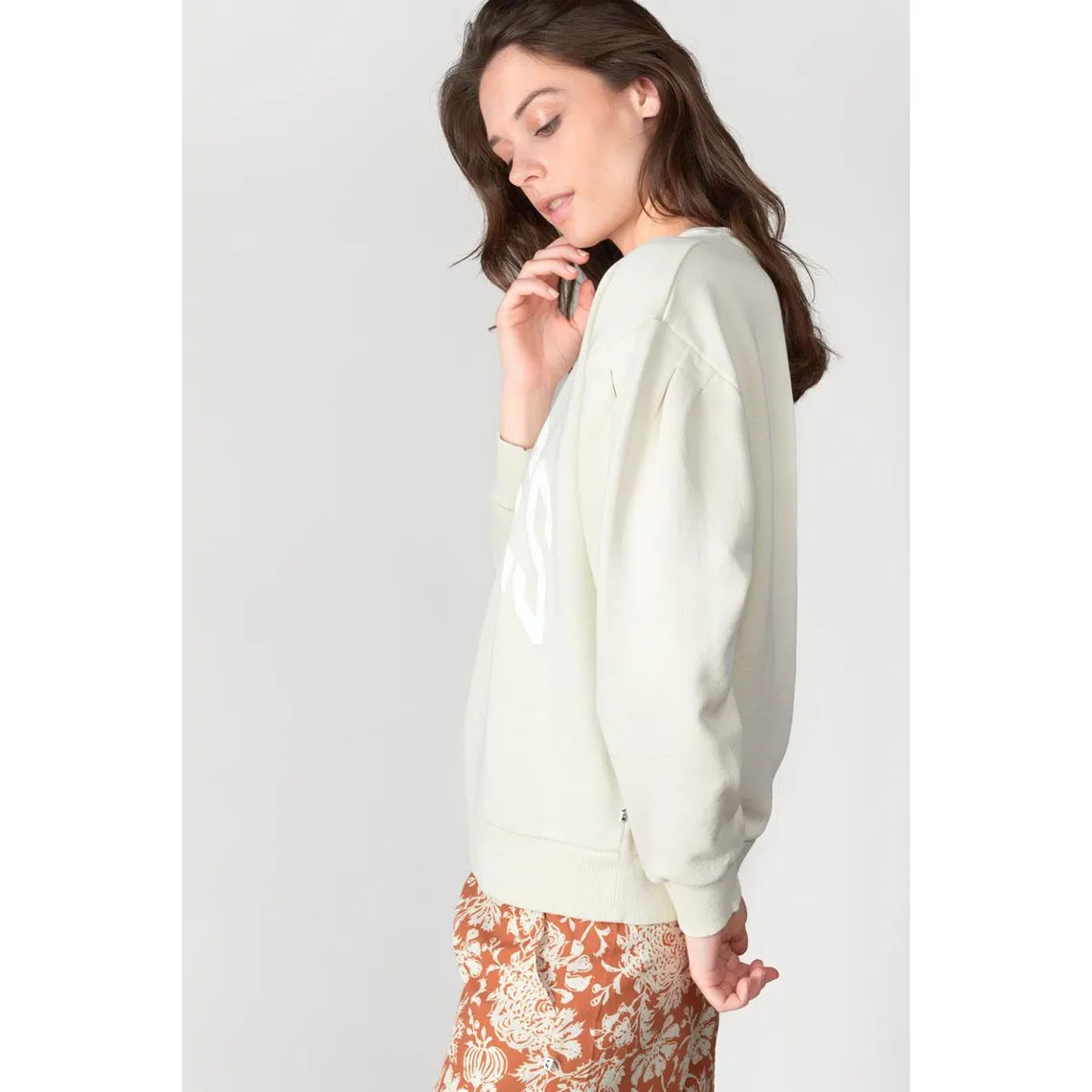 Sweat-Shirt GYPSOPH beige en coton | 3 Suisses