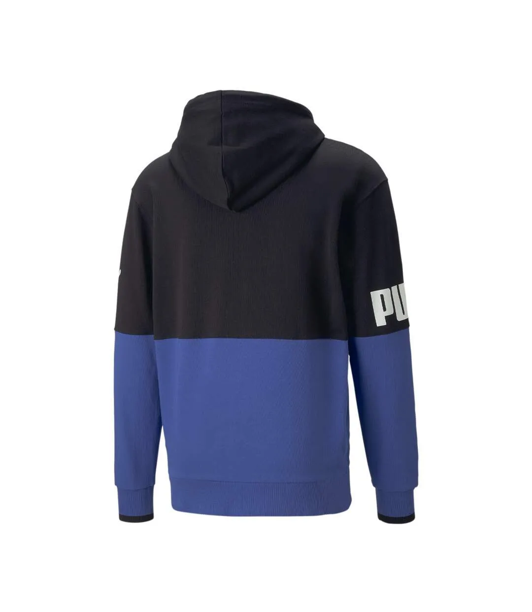 Sweat Zippé Noir/Bleu Homme Puma 673327