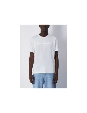 T-shirt Champion Homme Col ras du cou Blanc