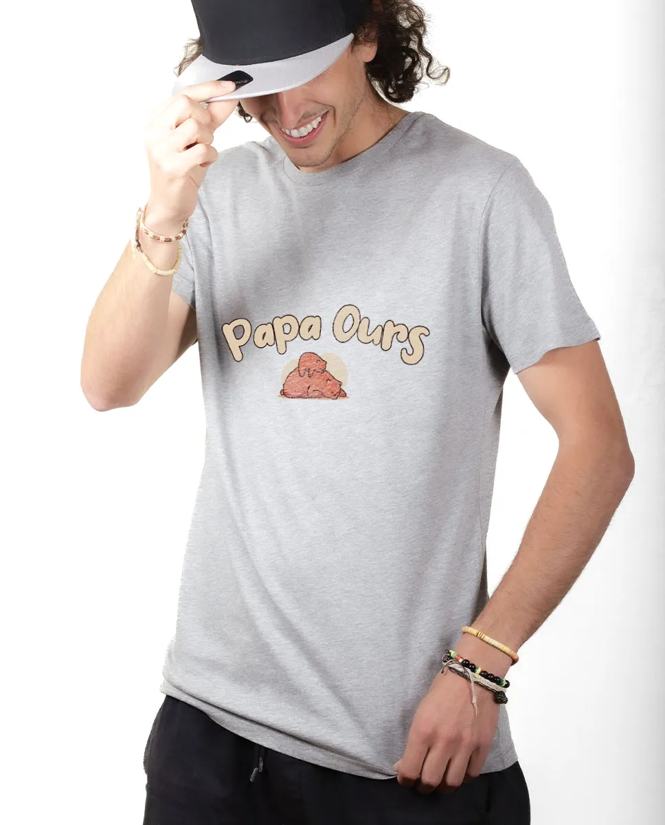 T-SHIRT HOMME : PAPA OURS - Les Savoyards