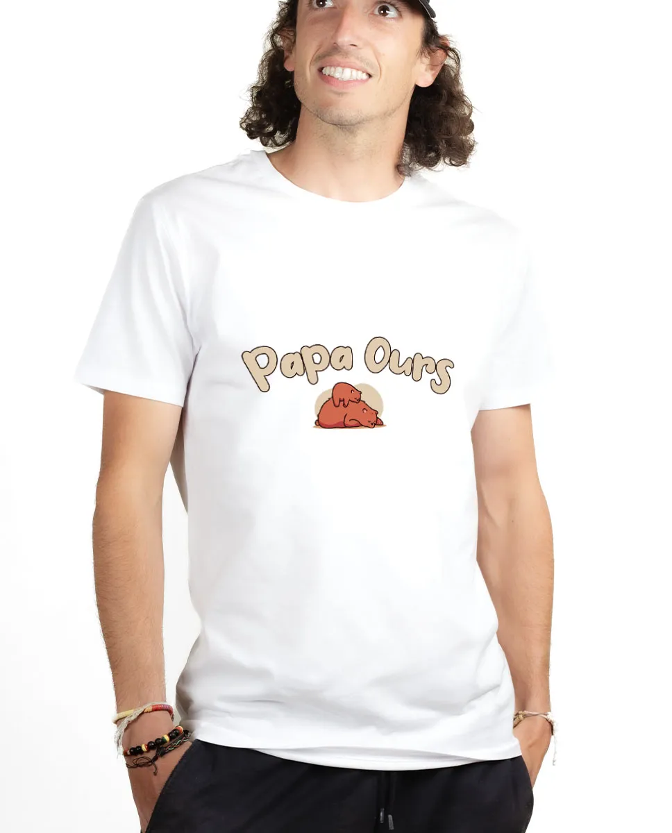 T-SHIRT HOMME : PAPA OURS - Les Savoyards