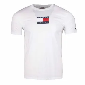 Tee shirt logo poitrine Homme TOMMY HILFIGER à prix dégriffé ! | 