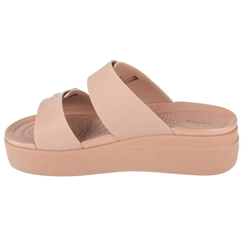 Tongs Crocs Brooklyn Low Wedge Sandal 207431-2Q9 beige