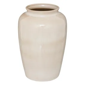 Vase beige en céramique 