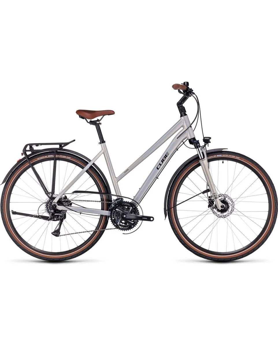 Vélo trekking Femme TOURING PRO Argent